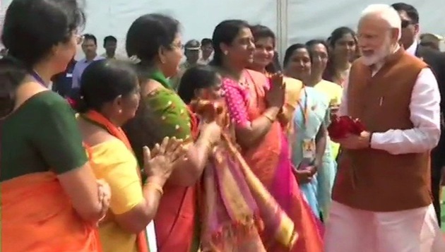 Prime Minister Narendra Modi will visit Karnataka and Tamil Nadu after his public meeting at Guntur in Andhra Pradesh. (ANI/Twitter) Prime Minister Narendra Modi will visit Karnataka and Tamil Nadu after his public meeting at Guntur in Andhra Pradesh. (ANI/Twitter)