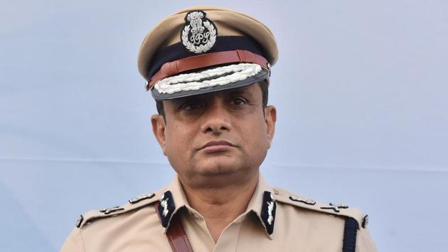 Rajeev Kumar led the special investigation team (SIT) formed by West Bengal Chief Minister Mamata Banerjee to investigation the chit fund scam before the probe was handed over to the CBI by the apex court.(Arijit Sen/HT Photo)