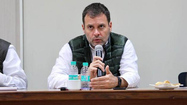 Congress president Rahul Gandhi on Sunday attacked the Centre over the issue of job creation, alleging that incompetence coupled with arrogance has made the government a “textbook case of moral bankruptcy”. (ANI) Congress president Rahul Gandhi on Sunday attacked the Centre over the issue of job creation, alleging that incompetence coupled with arrogance has made the government a “textbook case of moral bankruptcy”. (ANI)