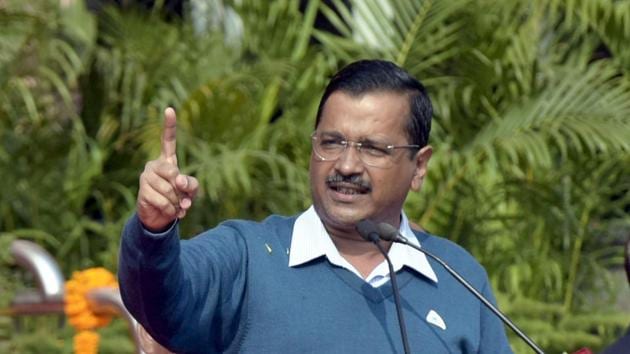 Arvind Kejriwal said the Election Commission “must not be allowed to become agent of a political party”. (Sushil Kumar/HT PHOTO) Arvind Kejriwal said the Election Commission “must not be allowed to become agent of a political party”. (Sushil Kumar/HT PHOTO)