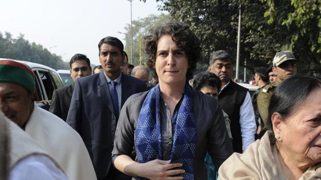 Priyanka Gandhi asked the UP and Uttarakhand governments to take strict action against the criminals and provide appropriate compensation to families of victims. (Sushil Kumar/ Hindustan Times) Priyanka Gandhi asked the UP and Uttarakhand governments to take strict action against the criminals and provide appropriate compensation to families of victims. (Sushil Kumar/ Hindustan Times)