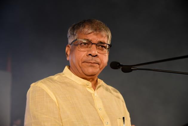 Ambedkar has already formed Vanchit Bahujan Aghadi (VBA), an alliance of small parties, including Asaduddin Owaisi-led All India AIMIM, for the Lok Sabha elections. (HT FILE) Ambedkar has already formed Vanchit Bahujan Aghadi (VBA), an alliance of small parties, including Asaduddin Owaisi-led All India AIMIM, for the Lok Sabha elections. (HT FILE)