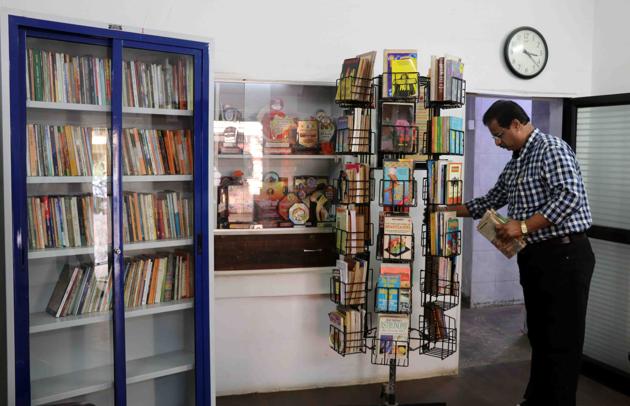 Each reading centre has a display unit, a cabinet with books, seating facilities and CCTV cameras keeping a vigil eye.