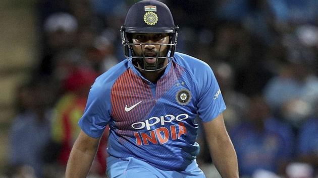 Rohit Sharma makes a run during their twenty/20 cricket international against New Zealand. (AP) Rohit Sharma makes a run during their twenty/20 cricket international against New Zealand. (AP)