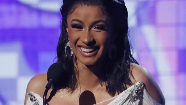 Grammy Awards 2019 LIVE updates: Cardi B made history as the first woman to win the Grammy Award for best rap album.(REUTERS)