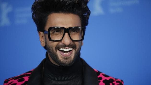 Ranveer Singh poses to promote Gully Boy at the 69th Berlinale International Film Festival.(REUTERS)