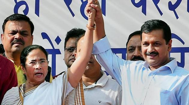 The Aam Aadmi Party (AAP), led by chief minister Arvind Kejriwal, announced that it will host the ‘Remove Dictatorship, Save Democracy’ rally in Delhi on February 13(PTI) The Aam Aadmi Party (AAP), led by chief minister Arvind Kejriwal, announced that it will host the ‘Remove Dictatorship, Save Democracy’ rally in Delhi on February 13(PTI)