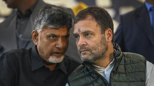 The Congress party’ decided it will fight elections in Andhra Pradesh on its own after a failed alliance with the TDP in Telangana. (PTI) The Congress party’ decided it will fight elections in Andhra Pradesh on its own after a failed alliance with the TDP in Telangana. (PTI)