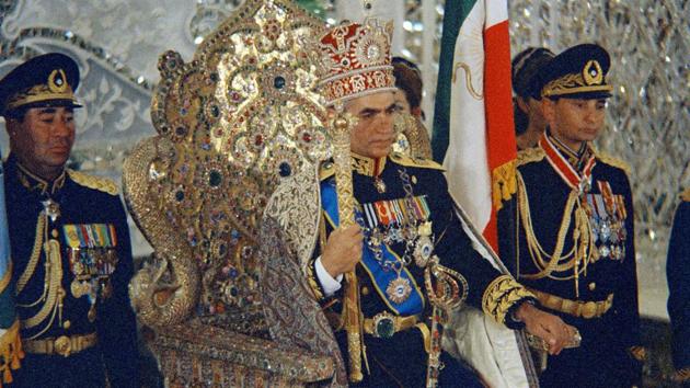 Shah Mohammad Reza Pahlavi sits on the Peacock Throne in Tehran, Iran in this October 1967 photo. The Shah blamed Soviet-backed Communists for the mounting violence on August 18, 1979. A day later a fire at a cinema hall in Abadan claimed hundreds of lives. Authorities and opposition blamed each other, triggering unrest across Iran’s oil-rich regions. (AP File) Shah Mohammad Reza Pahlavi sits on the Peacock Throne in Tehran, Iran in this October 1967 photo. The Shah blamed Soviet-backed Communists for the mounting violence on August 18, 1979. A day later a fire at a cinema hall in Abadan claimed hundreds of lives. Authorities and opposition blamed each other, triggering unrest across Iran’s oil-rich regions. (AP File)