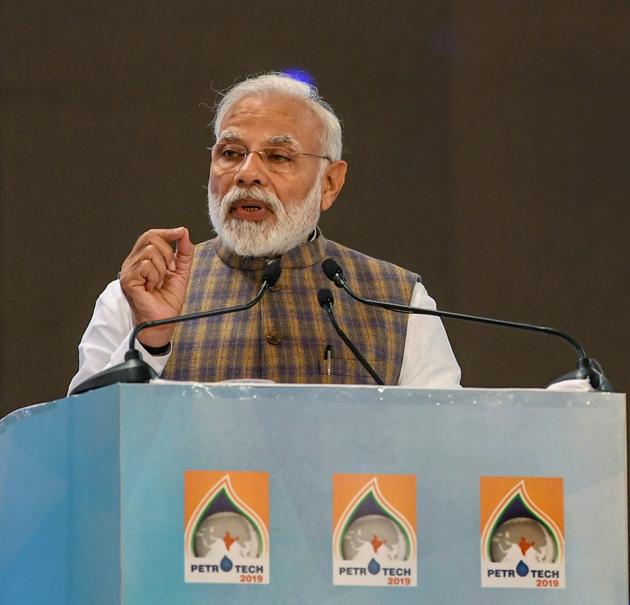 PM Modi was in Uttar Pradesh’s Vrindavan town, which is associated with Lord Krishna, to serve food to underprivileged schoolchildren. (PTI) PM Modi was in Uttar Pradesh’s Vrindavan town, which is associated with Lord Krishna, to serve food to underprivileged schoolchildren. (PTI)