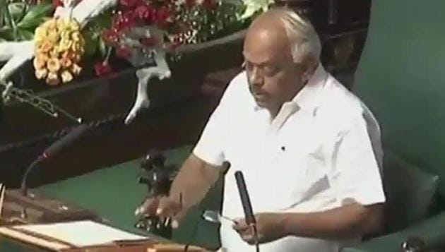 Karnataka Speaker KR Ramesh Kumar. (ANI photo) Karnataka Speaker KR Ramesh Kumar. (ANI photo)