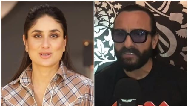 Kareena Kapoor answered like a pro when husband Saif Ali Khan called in with a query on marriage.