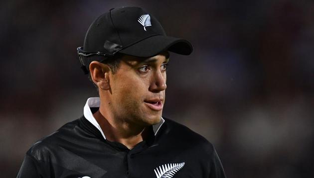 New Zealand's Ross Taylor is pictured during the first one-day international (ODI) cricket match between New Zealand and India at McLean Park in Napier on January 23, 2019(AFP)