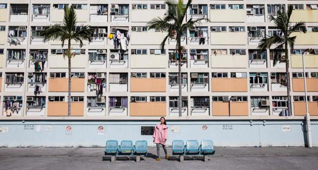A woman posing for a photo at a popular Instagram spot in Hong Kong. (AFP) A woman posing for a photo at a popular Instagram spot in Hong Kong. (AFP)
