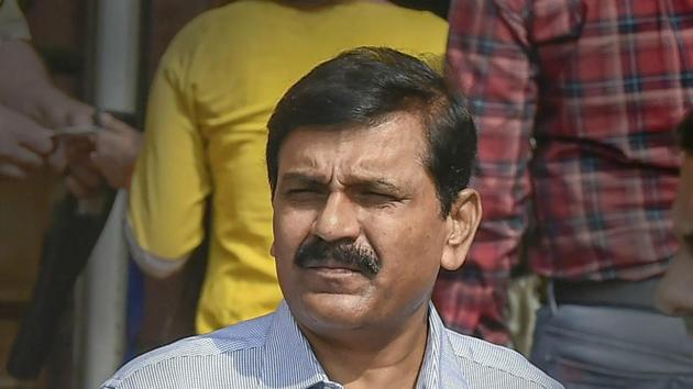 Former interim director of the CBI M Nageshwara Rao seen at North Block, in New Delhi on October 25.(AP File Photo)