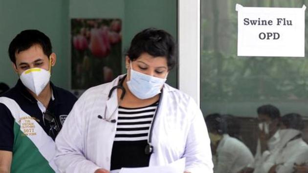 As many as 72 swine flu cases have been reported from the state capital this year. (Hindustan Times) As many as 72 swine flu cases have been reported from the state capital this year. (Hindustan Times)