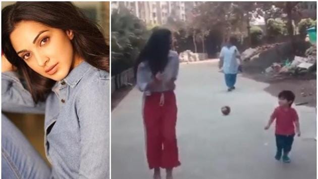 Kiara Advani shared a video clip featuring Taimur Ali Khan and her.