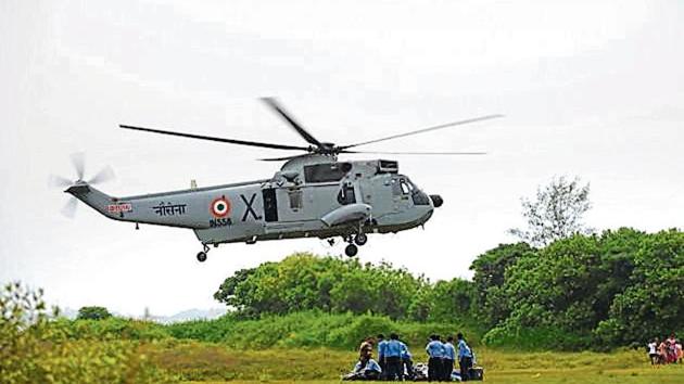 The navy said the outdated Chetaks have to be replaced by new choppers “as early as possible”. (HT FIle Photo) The navy said the outdated Chetaks have to be replaced by new choppers “as early as possible”. (HT FIle Photo)
