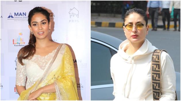Mira Rajput and Kareena Kapoor spotted in Mumbai. (Varinder Chawla) Mira Rajput and Kareena Kapoor spotted in Mumbai. (Varinder Chawla)