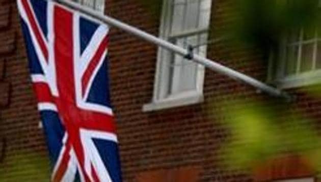 British flags fly outside the European Commission building in London.(Reuters)