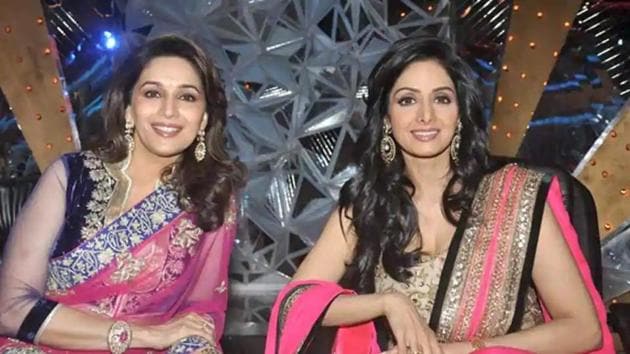 Madhuri Dixit and Sridevi were contemporaries and ruled Bollywood in the 90s.