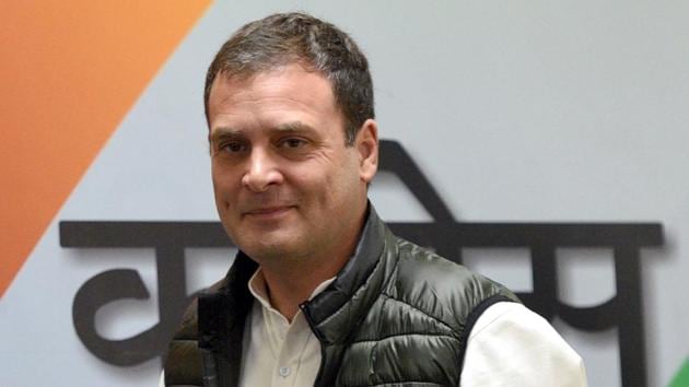 Rahul Gandhi will arrive in Rajasthan’s Ajmer on Thursday to address party workers in what is being seen as a move to enthuse the cadre already on a high after the recent win in state polls. (HT PHOTO) Rahul Gandhi will arrive in Rajasthan’s Ajmer on Thursday to address party workers in what is being seen as a move to enthuse the cadre already on a high after the recent win in state polls. (HT PHOTO)