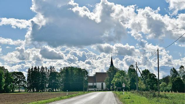 Latvian countryside is dotted with small villages and many of them have their own church(Saubhadra Chatterji)