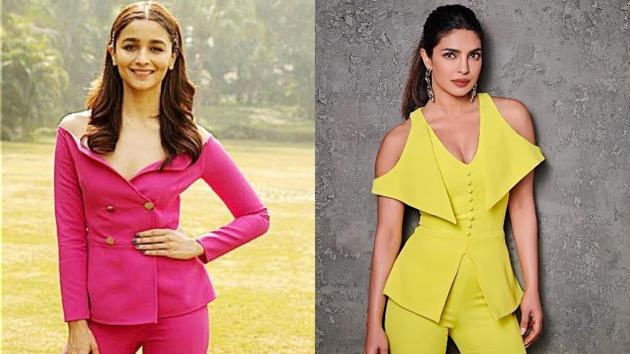 Alia Bhatt and Priyanka Chopra’s colourful looks are anything but boring. (Instagram) Alia Bhatt and Priyanka Chopra’s colourful looks are anything but boring. (Instagram)