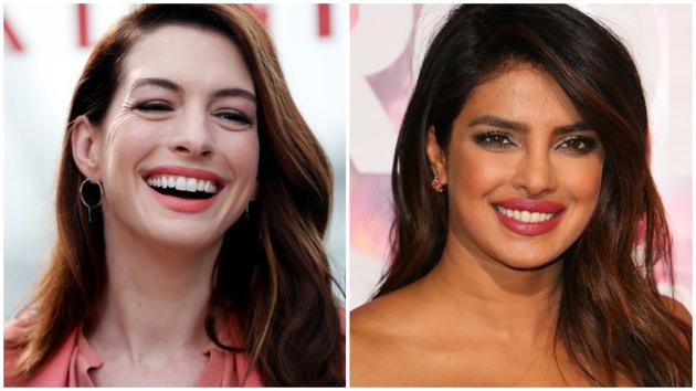 Both Anne Hathaway and Priyanka Chopra are 36 years old.(Agencies)