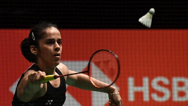 File image of India shuttler Saina Nehwal.(AFP)