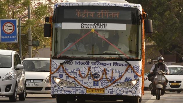 DTC managing director Manoj Kumar said the state-owned transport corporation will go digital in a phased manner, which also includes modernisation of bus depots. (HT Photo) DTC managing director Manoj Kumar said the state-owned transport corporation will go digital in a phased manner, which also includes modernisation of bus depots. (HT Photo)