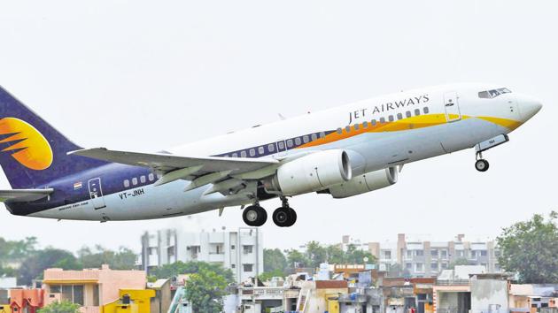 The aviation regulator has decided to review the flight schedule of cash-strapped Jet Airways twice in a month to monitor the number of cancellations, two officials familiar with the matter said.(Reuters File Photo)