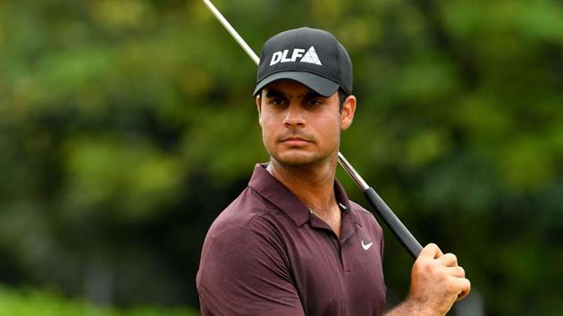 File image of Indian golfer Shubhankar Sharma.(AFP)