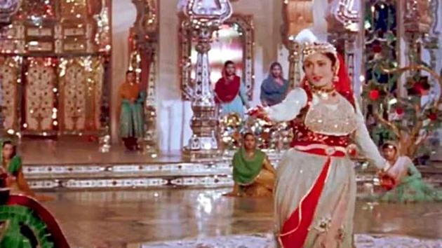 Madhubala would have turned 86 on Thursday. She is seen in picture from her famous song-dance sequence from Mughal-e-Azam. Madhubala would have turned 86 on Thursday. She is seen in picture from her famous song-dance sequence from Mughal-e-Azam.