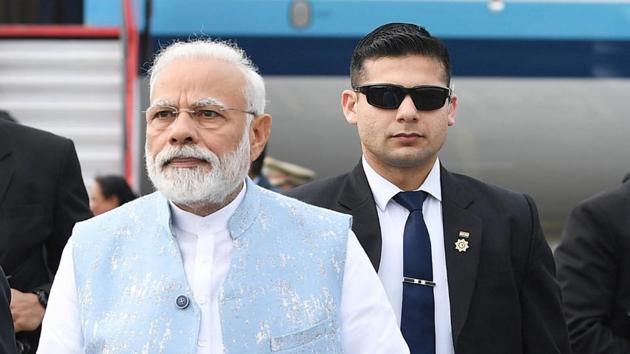 Prime Minister Narendra Modi arrives at Lilabari Airport, in Assam.(ANI File Photo) Prime Minister Narendra Modi arrives at Lilabari Airport, in Assam.(ANI File Photo)