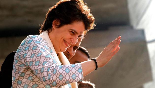 Priyanka Gandhi Vadra to address a press conference in Lucknow. (ANI) Priyanka Gandhi Vadra to address a press conference in Lucknow. (ANI)
