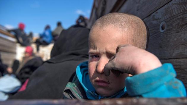 There are infants as young as three months old, their ceaseless, hungry wails syncing into a single howl. The older toddlers stare in silence at the gathered journalists. They seem to be dressed in everything they could pile on: tiny knit sweaters and hats, puffer jackets, blankets. (Fadel Senna / AFP) There are infants as young as three months old, their ceaseless, hungry wails syncing into a single howl. The older toddlers stare in silence at the gathered journalists. They seem to be dressed in everything they could pile on: tiny knit sweaters and hats, puffer jackets, blankets. (Fadel Senna / AFP)