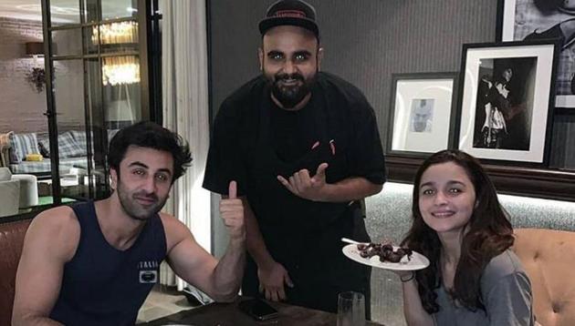 Ranbir Kapoor and Alia Bhatt dined together on Valentine’s Day.