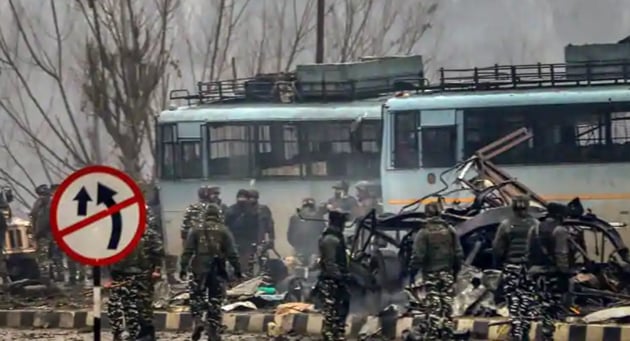 The toll in the terror attack on CRPF personnel in Jammu and Kashmir’s Pulwama district has risen to 40 even as a full Court of Inquiry (CoI) has been ordered by the force headquarters in Delhi, a senior official said Friday.(PTI Photo) The toll in the terror attack on CRPF personnel in Jammu and Kashmir’s Pulwama district has risen to 40 even as a full Court of Inquiry (CoI) has been ordered by the force headquarters in Delhi, a senior official said Friday.(PTI Photo)