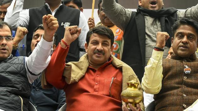 Delhi BJP chief Manoj Tiwari termed CM Kejriwal’s statement on SC verdict as unfortunate. (PTI) Delhi BJP chief Manoj Tiwari termed CM Kejriwal’s statement on SC verdict as unfortunate. (PTI)