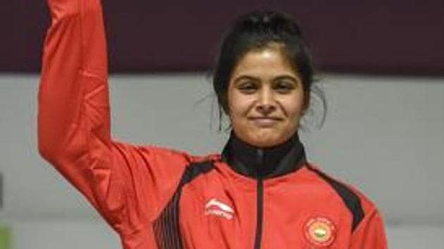 File image of India shooter Manu Bhaker.(Getty Images)