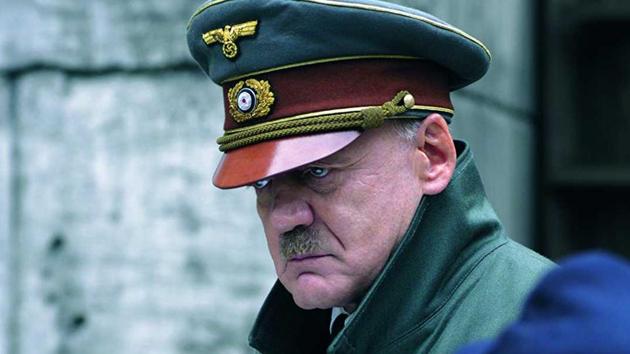 Bruno Ganz as Adolf Hitler in a still from the Oscar-nominated film Downfall.