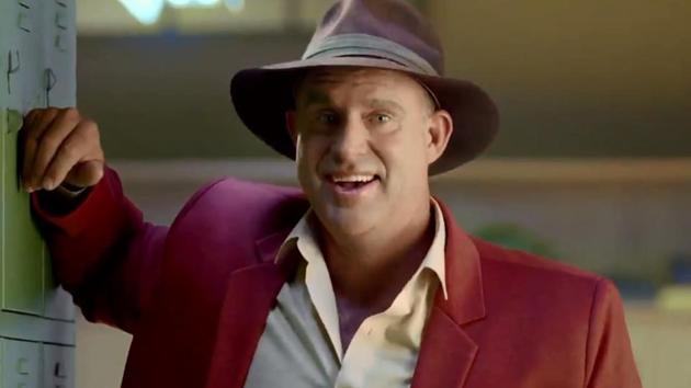 Matthew Hayden in the Star Sports commercial ahead of the India vs Australia limited overs series.(Twitter) Matthew Hayden in the Star Sports commercial ahead of the India vs Australia limited overs series.(Twitter)