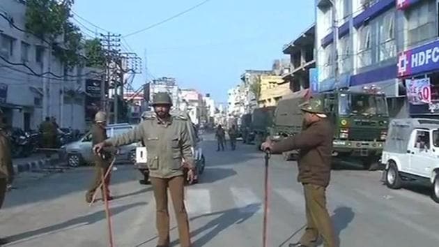 Situation is under control in Jammu city, where two groups had clashed on Friday amid reports of stone pelting and arson.(ANI)