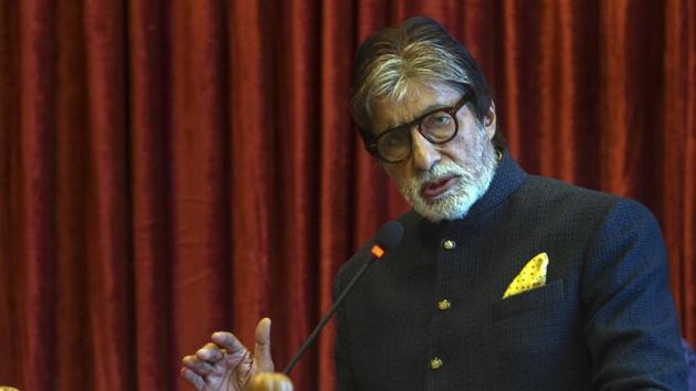 Amitabh Bachchan speaks at an event in Mumbai, Wednesday, Feb. 06, 2019.(PTI)