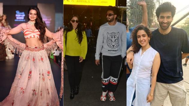 Ameesha Patel, Kiara Advani, Ranveer Singh, Sanya Malhotra and Aditya Roy Kapur spotted in Mumbai.