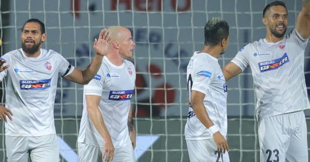 Indian Super League: Pune dent Jamshedpur’s play-offs chances. (Indian Super League) Indian Super League: Pune dent Jamshedpur’s play-offs chances. (Indian Super League)