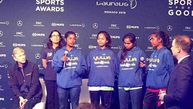 The Jharkhand-based NGO that was awarded the Laureus Sport for Good award 2019 has been changing lives of young women through football(@YuwaFootball)