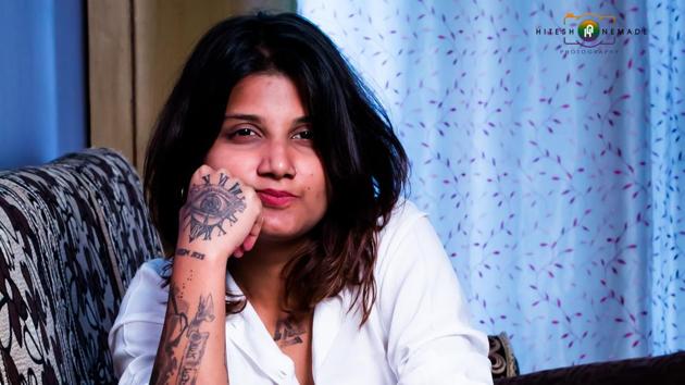 People always stare at Tejasvi whenever she goes outdoors in sleeveless clothes or shorts. Sometimes they think she’s not from India because of all the tattoos she has.