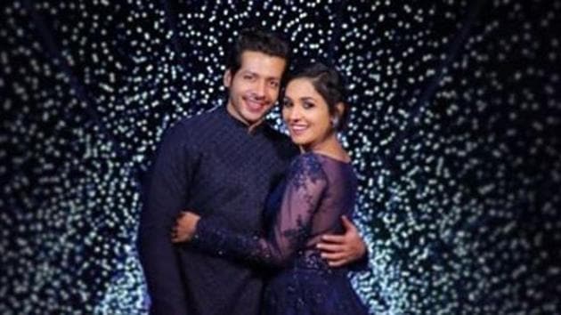 Neeti Mohan and Nihar Pandya got married on February 15 in Hyderabad.(Instagram)